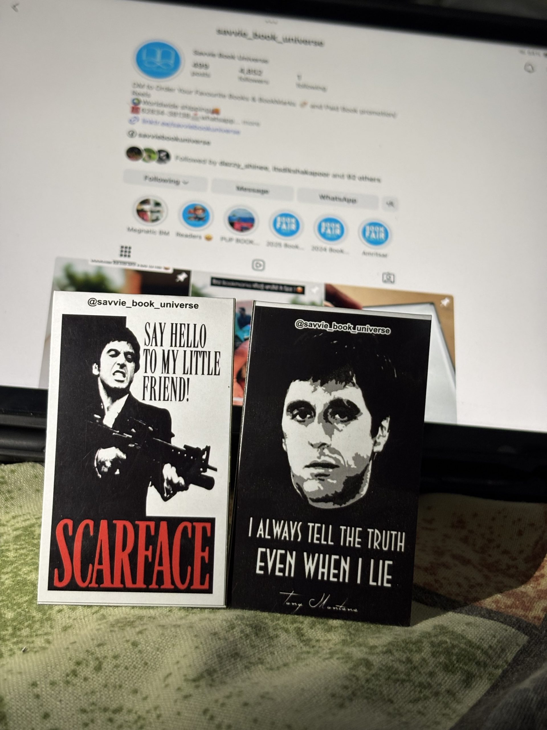 Scarface Bookmark