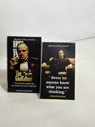 The Godfather quotes bookmark